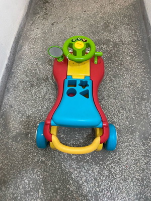 ELC walker 2-in-1 car and push toy like new with music