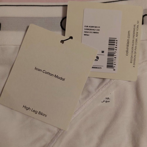 Calvin Klein white underwear set size M, brand new