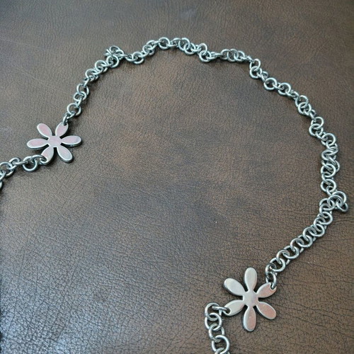 Folli Follie necklace and bracelet set silver like new