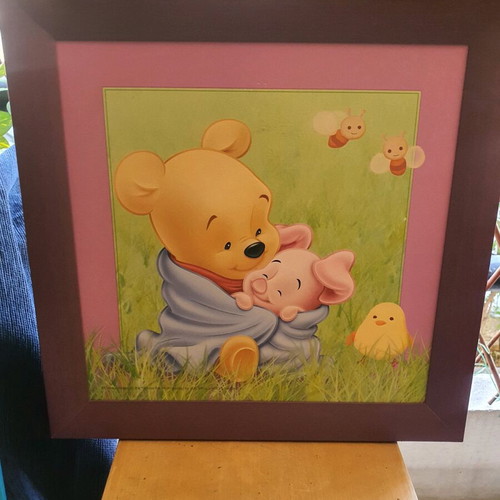 Disney wooden frames 40x40 cm like new, set of 2 from Holland