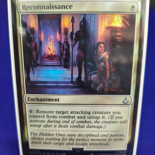 Magic the Gathering Reconnaissance Foil card like new