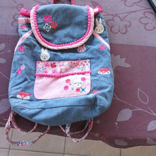 Angels by Accessorize Mini Denim Backpack for Kids like new