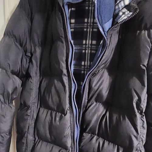 Lee Cooper jacket large like new, black with double zipper