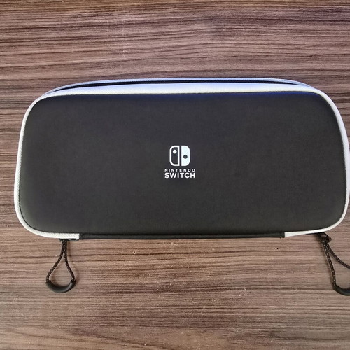 Nintendo Switch OLED screen protector and case used
