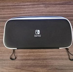 Nintendo Switch OLED screen protector and case used