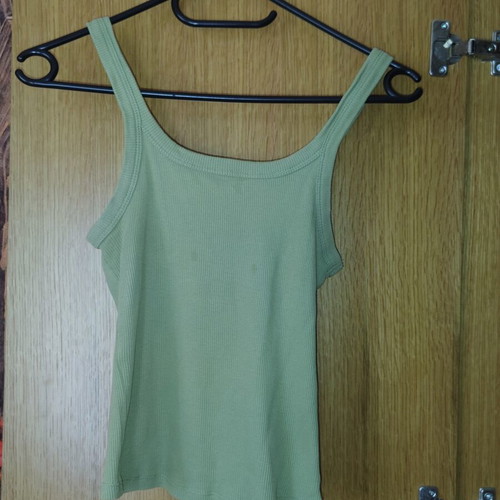 Terranova tank tops, pack of 2, blue and green, XS