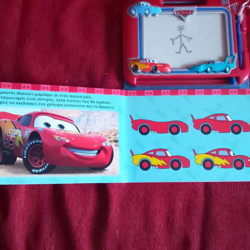 Pixar Magnetic Drawing Board Cars 1st Edition 2007 like new