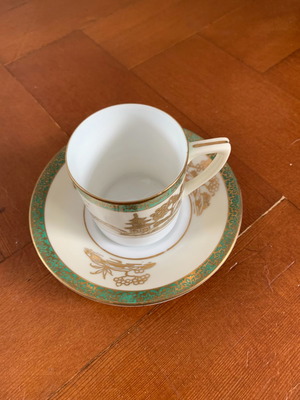 Φλιτζάνι με πιατάκι Noritake πορσελάνης εσπρέσο σε σχεδόν άριστη κατάσταση