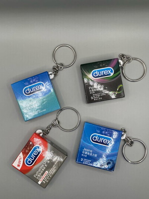 Durex keychain brand new, 1 piece