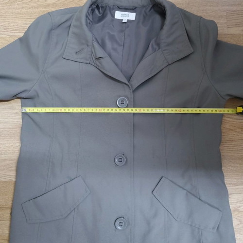 Marks & Spencer women's waterproof jacket XL like new, grey