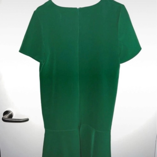 Mango dark green dress like new