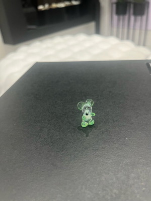 Glass mouse miniature handmade, like new
