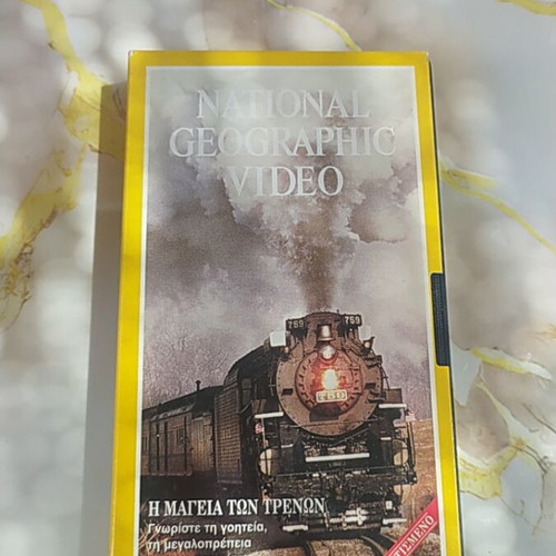 National Geographic video VHS tape The Magic of Trains