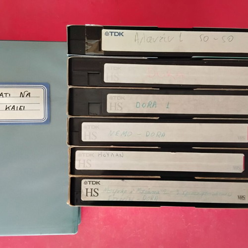 VHS tapes used, pack of 100, 2-hour and 3-hour recordings