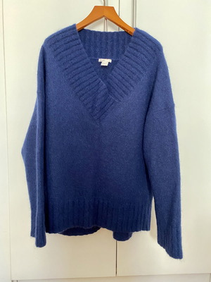 Mohair-blend sweater H&M new, blue, size M