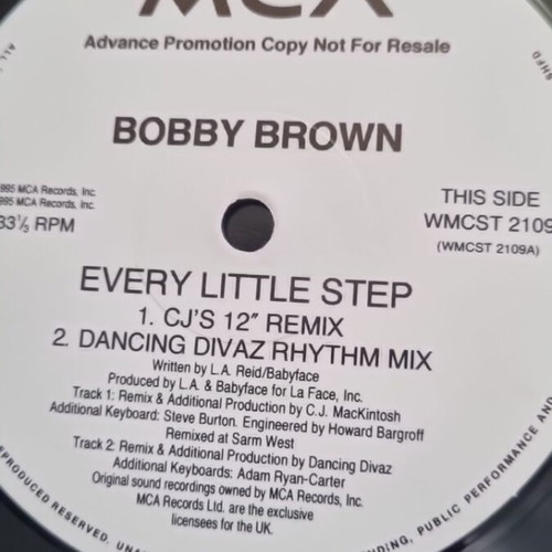 Bobby Brown vinyl collection used
