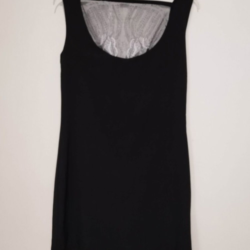 Mini dress lace skull back black, like new, size M