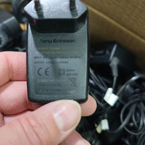 Mobile phone charger used for old Nokia, Sony Ericsson, Samsung phones
