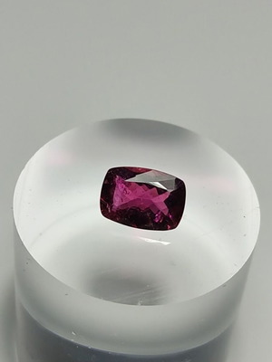 Tourmaline Rubellite 2.58 carats, Emerald cut, new