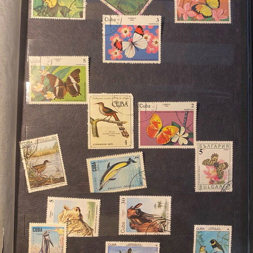 Collection of old postage stamps used in very good condition