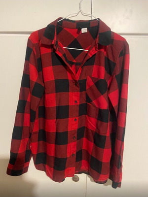 H&M Women's Shirt Medium Red Like New