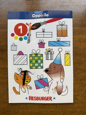 Oppi and Ilo 2024 Hesburger Kids Meal Colouring Book new