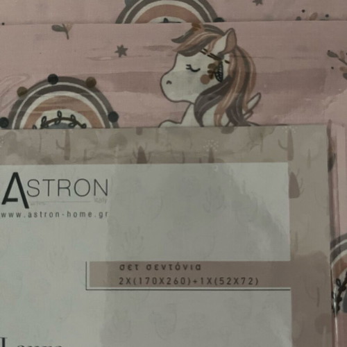 Laura pink cotton bed sheet set new in sealed packaging