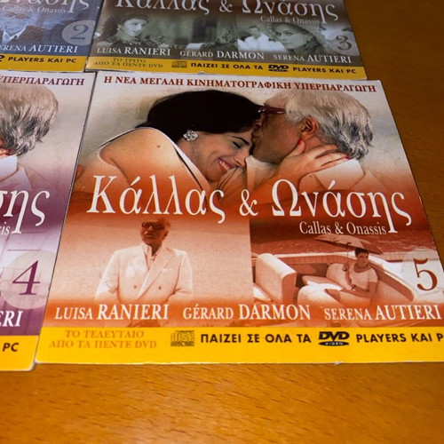 Callas & Onassis full set 5 DVD like new, romantic series
