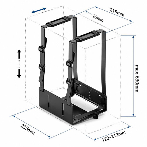 Techly PC Wall Mount computer support bracket like new