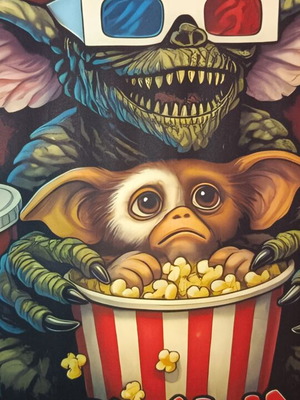 Gremlins A4 poster