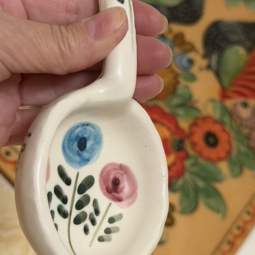 Decorative handmade painted spoon new