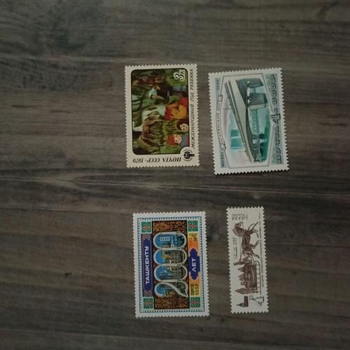 Stamp collection used, various designs