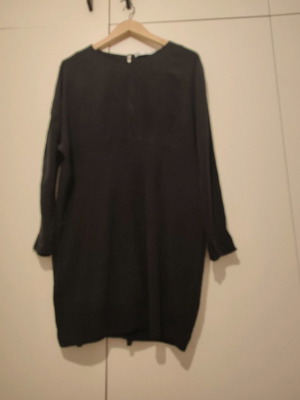 Zara medium mako mini black dress with 3/4 sleeve used