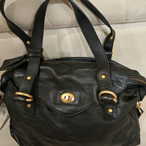 Massimo Dutty leather handbag like new, black