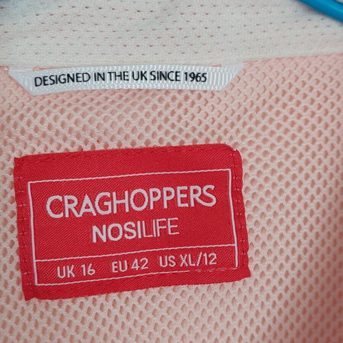 Craghoppers Nosilife women's shirt like new, pink, sizes XL-XXL