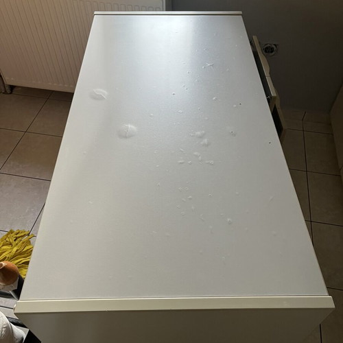 DROMEAS desk with three drawers used
