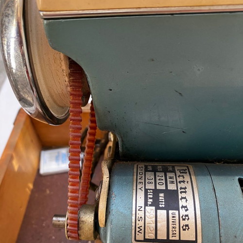 Vintage Princess A. G. Palmer sewing machine used, electric with treadle
