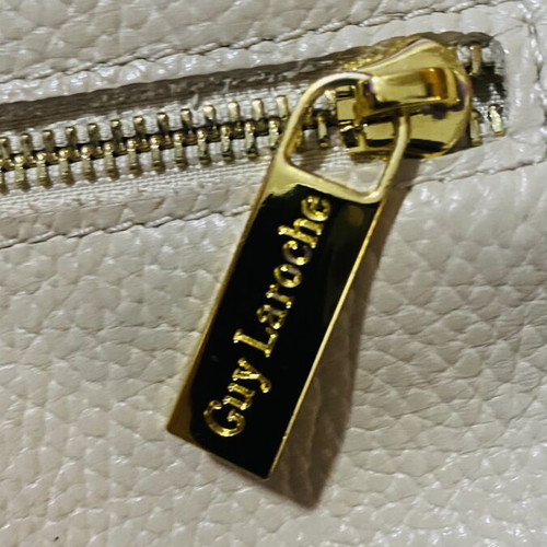 Guy Laroche belt bag new, beige leather