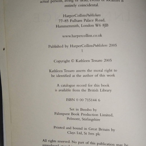 Innocence book used in Greek