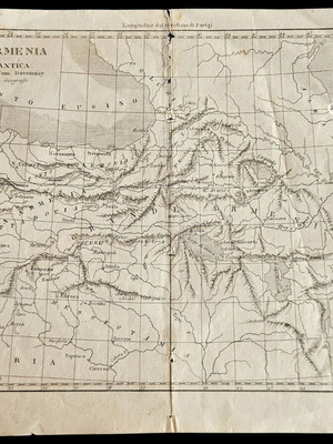 Armenia Antica χάρτης του 1841, Μέτρια για την ηλικία του