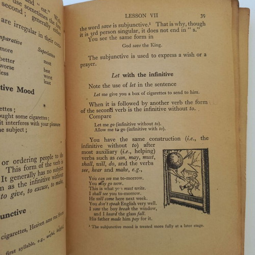 Essential English books used, pack of 4, 1947-1952