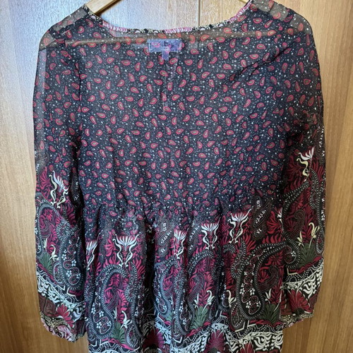 Miss You airy printed blouse like new, size S