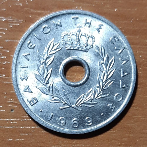 Coins of 21st April and Metapolitefsi used, pack of 6
