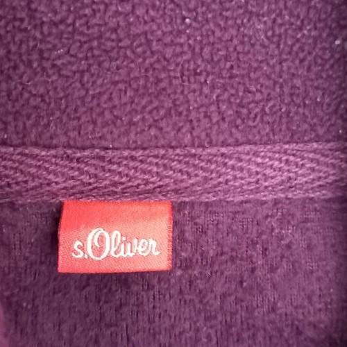 S.Oliver fleece jacket like new, purple, size L