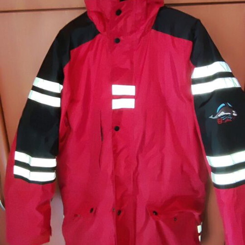 Men's jacket red XL like new