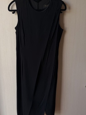 Rococo black asymmetrical dress size S like new