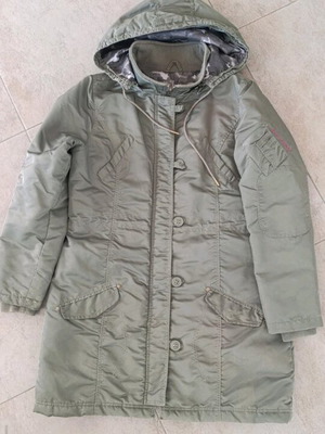 Raxevsky parka khaki used with hood, size S