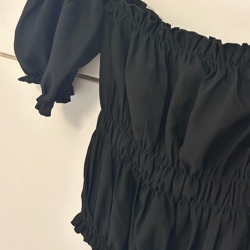 Off-the-shoulder top black like new, fits small/medium