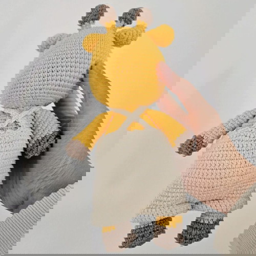 Amigurumi καμηλοπάρδαλη καινούργιο πλεκτό λούτρινο παιχνίδι