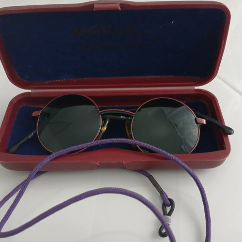 West Side NY sunglasses small used, black and purple